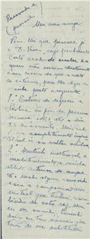 Carta de Mesquita Carvalho