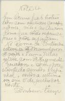 Carta para Ferreira Gonçalves