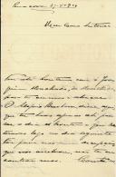 Carta de José Leitão para António José de Almeida.