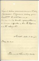 Carta de Boavida Godinho para António José de Almeida.