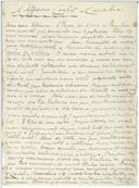 Cópia de carta de António José de Almeida para Afonso Costa