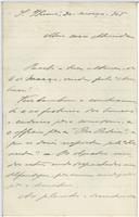 Carta de J. Freitas para Antonio José de Almeida