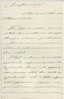 Carta de J. Freitas para Antonio José de Almeida