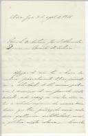 Carta de Francisco António Volgango da Silva para António José de Almeida.