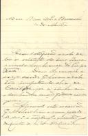 Carta de Manuel Pinto da Costa para António José de Almeida.
