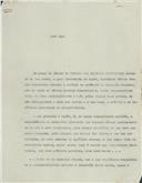 Cópia de carta da cruzada das mulheres portuguesas.
