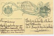 Bilhete-postal de Francisco Artur de Brito para António José de Almeida.