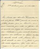 Carta de Ana da Cunha Fernandes para António José de Almeida.