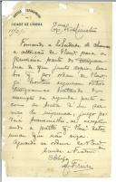 Carta de M. Freire para António José de Almeida