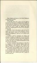 Let us strengthen the awareness of the common interestes of all forces of peace