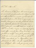 Carta de Secundina Rebelo para António José de Almeida
