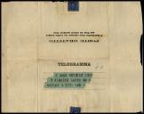 Telegrama de Sousa Oliveira para António José de Almeida.