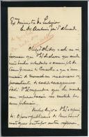 Carta de Júlio Tornelli para António José de Almeida.