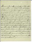 Carta de Carlos Ferraz para António José de Almeida