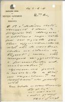 Carta de Ricardo de Almeida Jorge para António José de Almeida