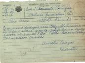 Telegrama de Aurélio Noya para António José de Almeida.