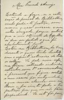 Carta de A. P. Bethencourt Ataíde [para António José de Almeida].