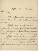 Carta de Artur Machado [para António José de Almeida].