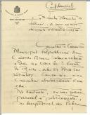 Carta de Trindade Coelho para António José de Almeida