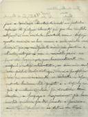 Carta de José Augusto de Magalhães para António José de Almeida.