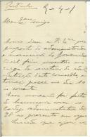 Carta de Augusto da Silva e Castro para António José de Almeida.
