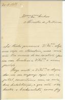 Carta de António do Prado de Sousa Lacerda para António José de Almeida.