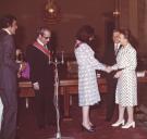 Fotografia de Francisco da Costa Gomes, Nicolae Ceauşescu, Maria Estela Costa Gomes e Elena Ceauşescu