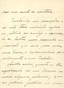 Carta de José Augusto de Castro para [António José de Almeida]. 