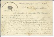 Cartão pessoal de Jerónimo Paiva para António José de Almeida.