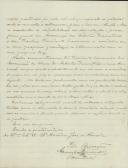 Carta da Associação de Classe dos Artistas Dramáticos para António José de Almeida.