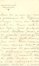 Carta de Venâncio J. Correia Caldeira para António José de Almeida.