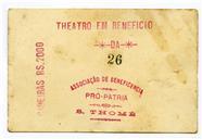 Bilhete de teatro