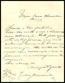 Carta de Júlio Armando para António José de Almeida.