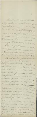 Rascunho incompleto de artigo de imprensa [de António José de Almeida].