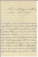 Carta de António Alves Pino para António José de Almeida.