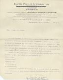 Ofício do Presidente da Câmara Municipal de S. Tomé para António José de Almeida.