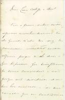 Carta de Lopes da Silva para [António José de Almeida].