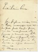 Carta de França Borges para [António José de Almeida].