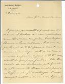 Carta de José Madeira Marques para [António José de Almeida].