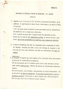 Cópia de declaração de Cassimo, da República Popular de Moçambique
