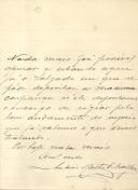 Carta de António Matos de Araújo para Mário.
