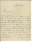 Carta de Benjamim Serrão para António José de Almeida