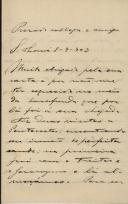 Carta de Salvado Mota para [António José de Almeida].
