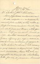 Carta de José Augusto da Cunha para António José de Almeida.