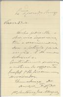 Carta de António José Marques.