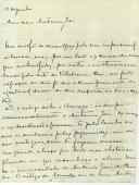 Carta de Joaquim M. para António José de Almeida.