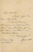 Carta de Alberto Garrido para [António José de Almeida].