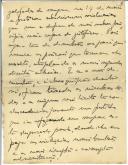 Rascunho de artigo de imprensa de António José de Almeida.