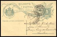 Bilhete-postal de Cassiano Ribeiro para [António José de Almeida].