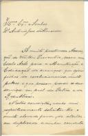 Carta de Joaquim Lopes de Abreu Castelo para António José de Almeida.